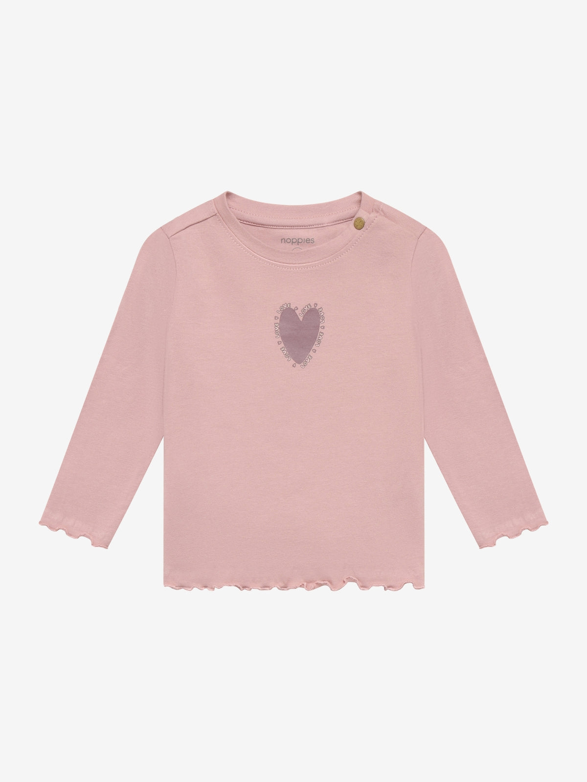 Noppies T-Shirt | Lange Mouw  |Adobe Rose