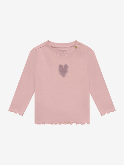 Noppies T-Shirt | Lange Mouw  |Adobe Rose