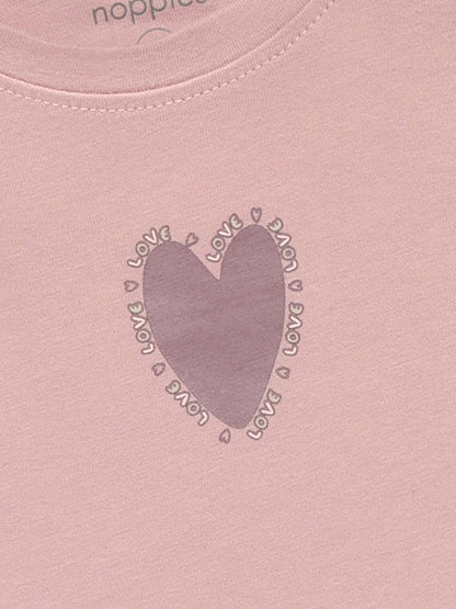 Noppies T-Shirt | Lange Mouw  |Adobe Rose