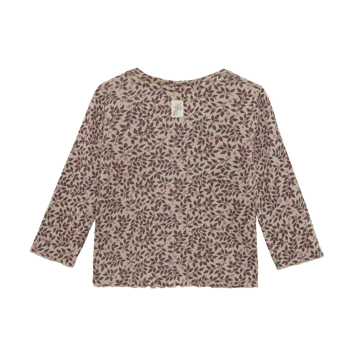 Noppies T-Shirt | Lange Mouw | Eucalyptus | Gebloemd