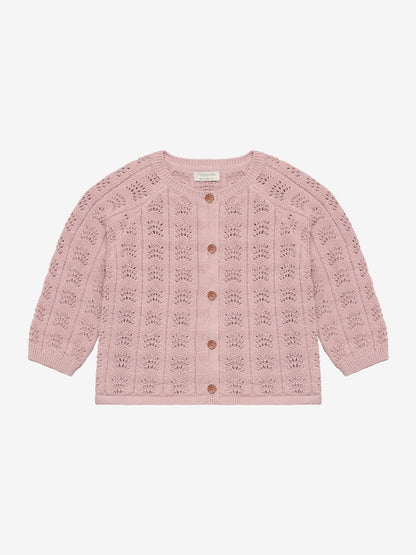 Noppies Vest | Lange Mouw | Cardigan | Vest | Gebreid | Adobe Rose