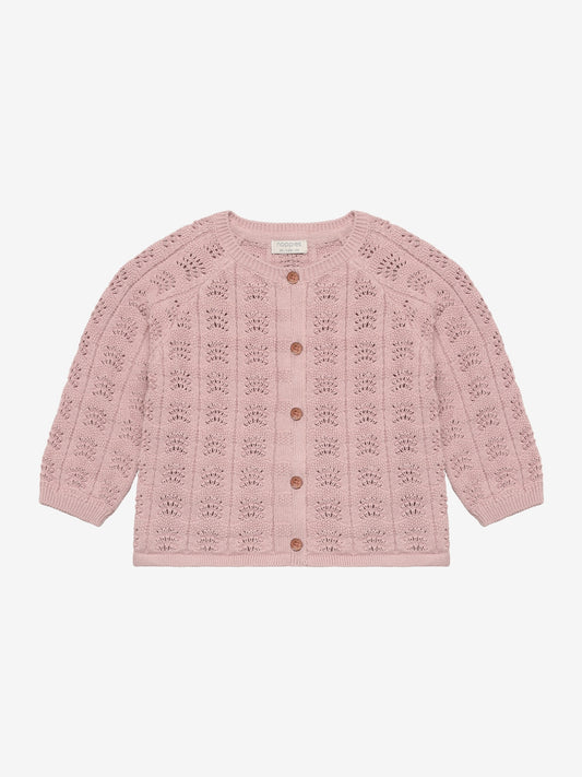 Noppies Vest | Lange Mouw | Cardigan | Vest | Gebreid | Adobe Rose