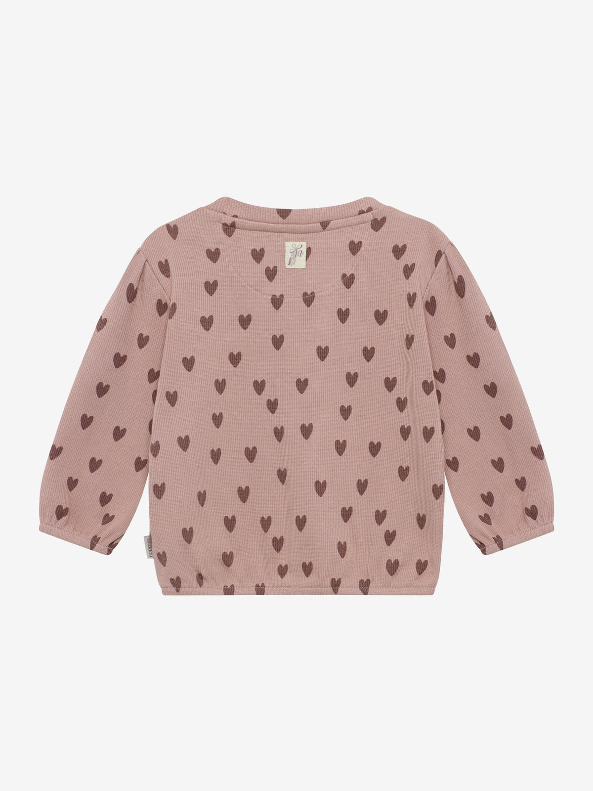 Noppies Sweater | Lange Mouw | Adobe Rose | Print Hartjes