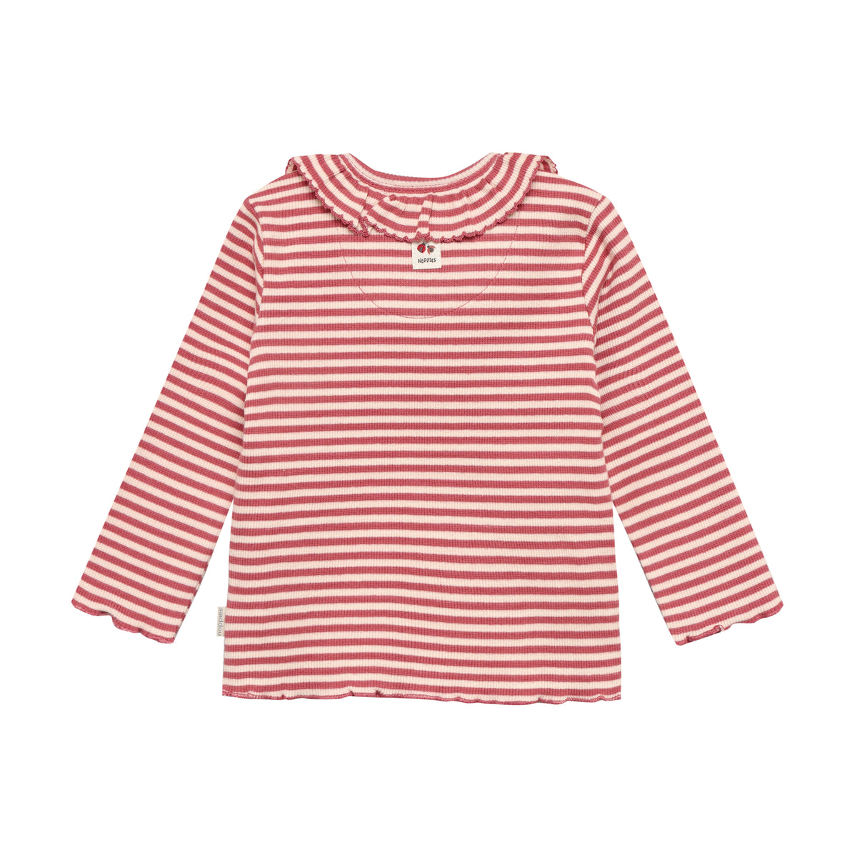 Noppies T-Shirt | Lange Mouw | Dusty Cedar | Gestreept