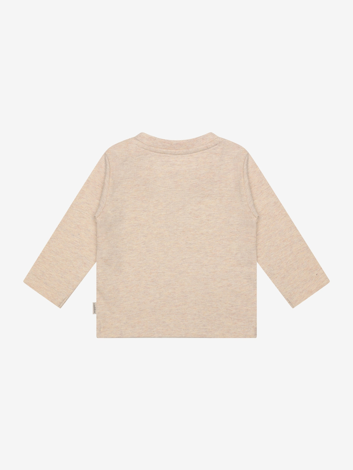 Noppies T-Shirt | Lange Mouw | Sand Melange | Team Orca