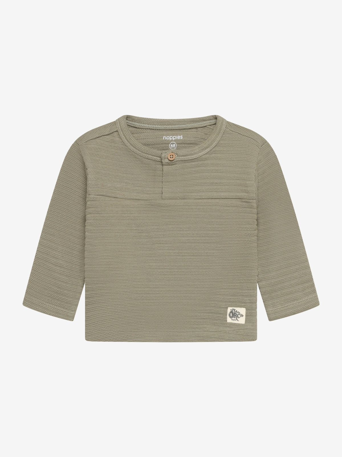Noppies T-Shirt | Lange Mouw | Vetiver | Groen