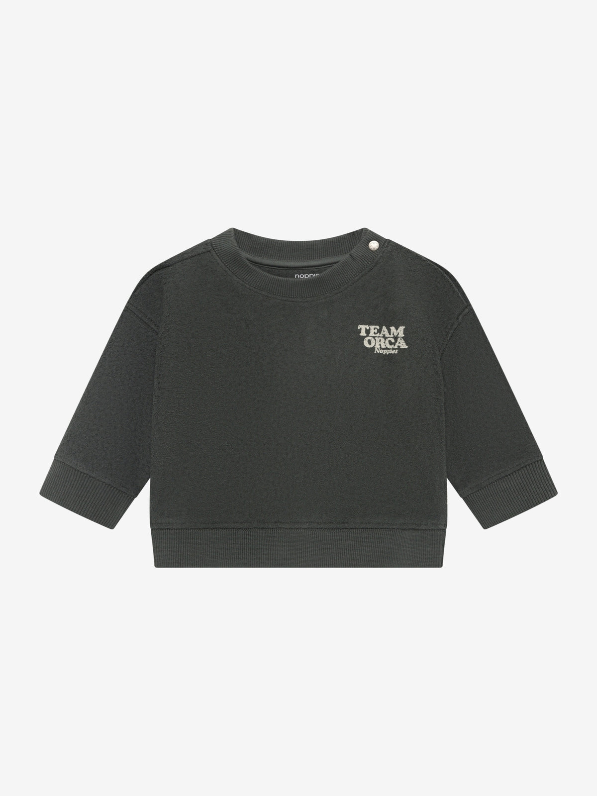 Noppies Sweater | Lange Mouw | Team Orca | Donkergroen