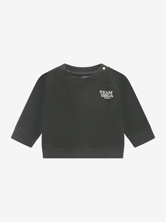Noppies Sweater | Lange Mouw | Team Orca | Donkergroen