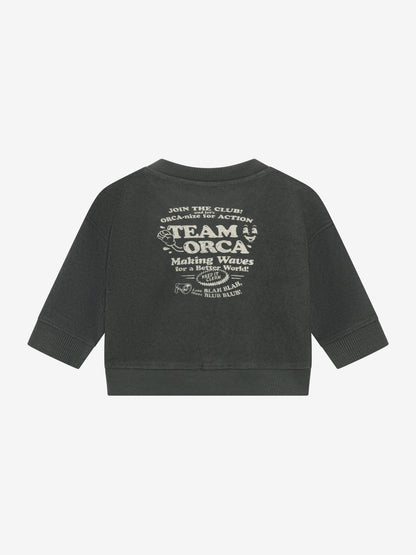 Noppies Sweater | Lange Mouw | Team Orca | Donkergroen