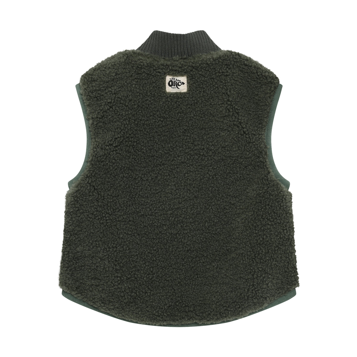 Noppies Bodywarmer | Teddystof | Indoor | Jas | Donkergroen