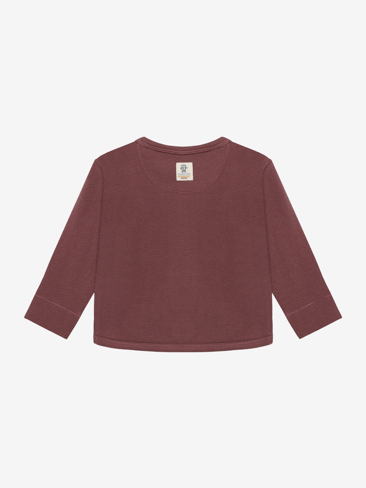 Noppies T-Shirt | Lange Mouw | Baked Cherry | Toast For Friendship