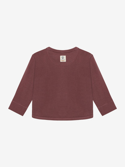 Noppies T-Shirt | Lange Mouw | Baked Cherry | Toast For Friendship