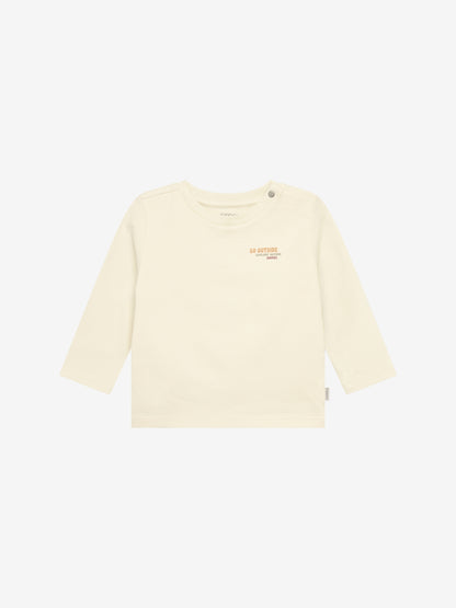 Noppies T-Shirt | Lange Mouw | Whitecap Gray | Print