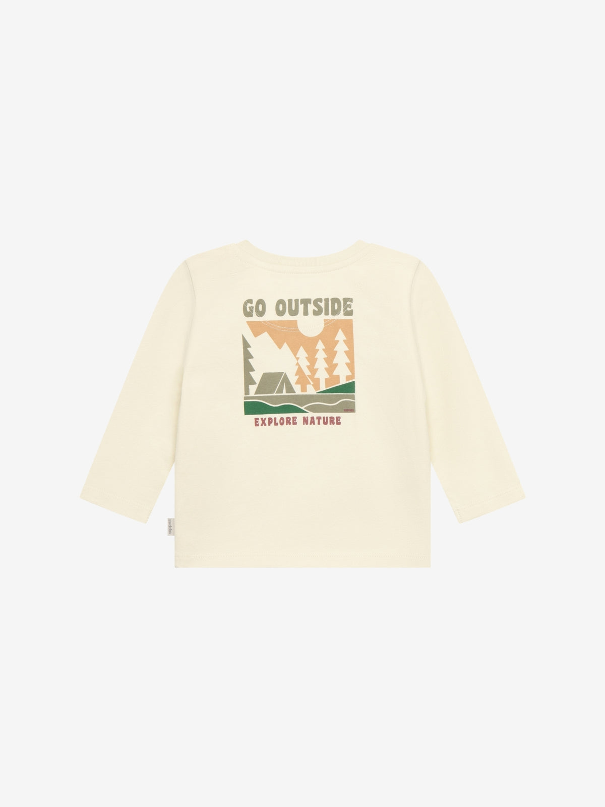 Noppies T-Shirt | Lange Mouw | Whitecap Gray | Print