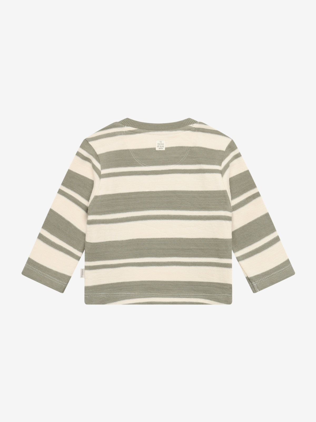 Noppies T-Shirt | Lange Mouw | Vetiver | Groen | Gestreept