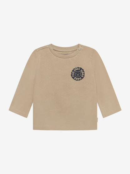 Noppies T-Shirt | Lange Mouw | Chinchilla | Beige
