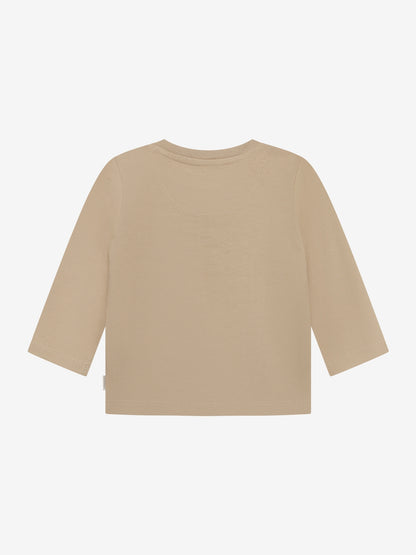 Noppies T-Shirt | Lange Mouw | Chinchilla | Beige