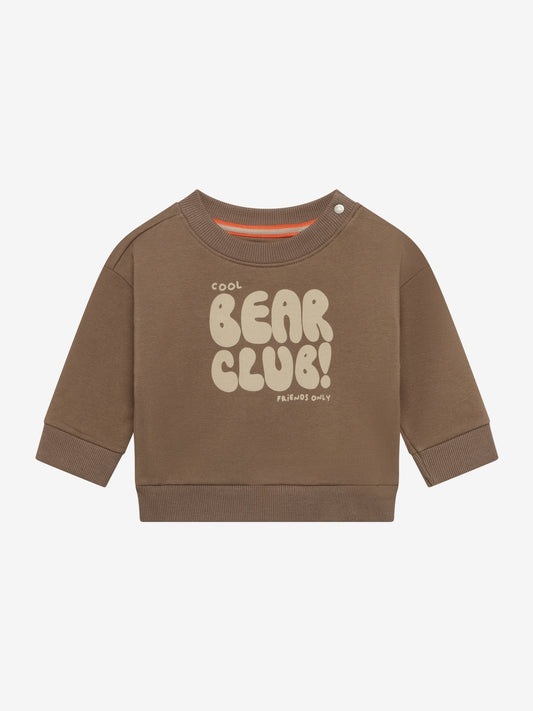 Noppies Sweater | Bruin  | Shitake | Print