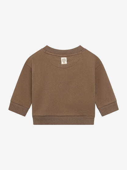 Noppies Sweater | Bruin  | Shitake | Print