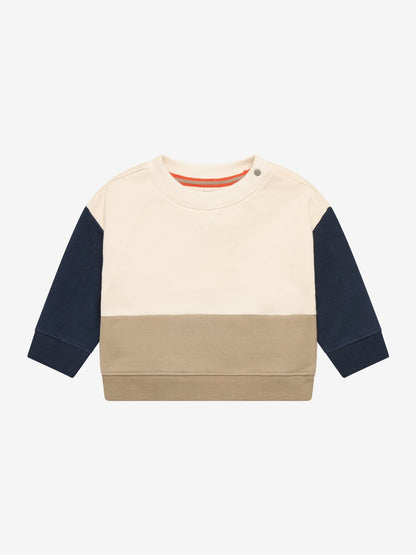 Noppies Sweater | Bruin | Blauw | Beige | Whitecap Gray