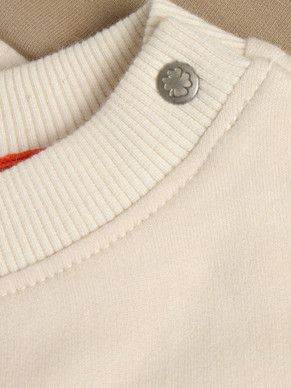 Noppies Sweater | Bruin | Blauw | Beige | Whitecap Gray