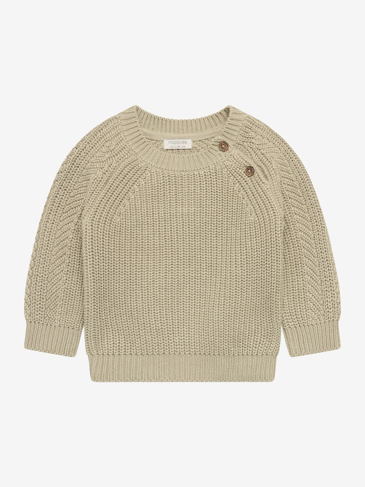 Noppies Pullover | Lange Mouw | Chinchilla  | Beige | Gebreid