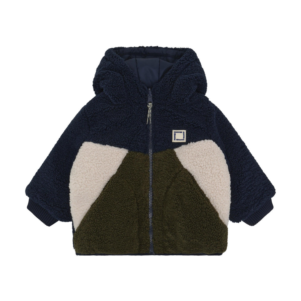 Noppies Jas | Reversible Jacket | Black Iris | Teddy | Outdoor