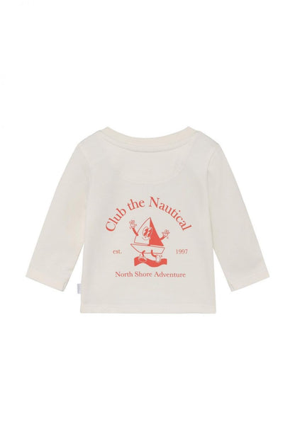 Noppies T-Shirt | Longsleeve | Backprint | Egret
