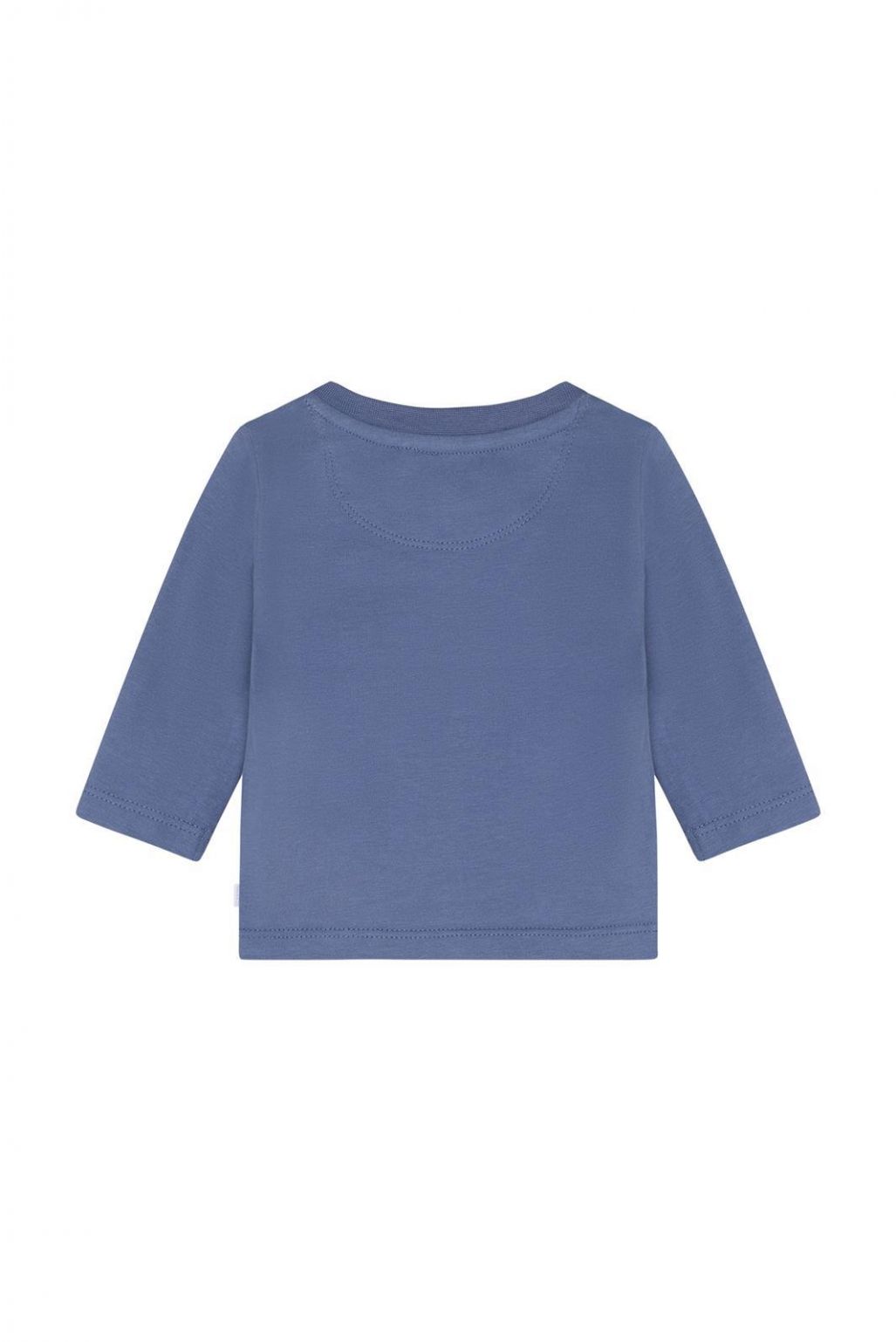 Noppies T-Shirt | Longsleeve | Backprint | Gray Blue
