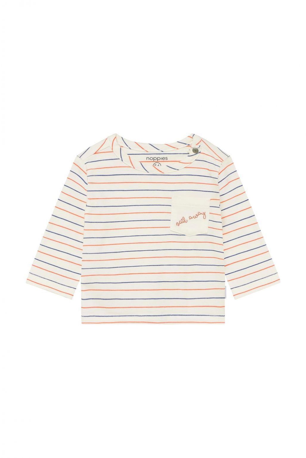 Noppies T-Shirt | Longsleeve stripe | Egret