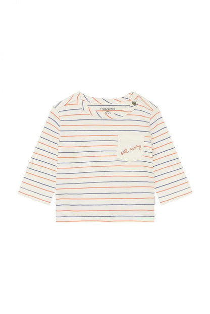 Noppies T-Shirt | Longsleeve stripe | Egret