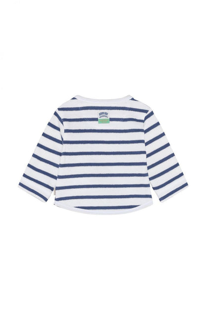 Noppies - Sweater - Longsleeve stripe - Gray Blue