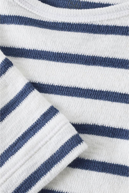 Noppies - Sweater - Longsleeve stripe - Gray Blue