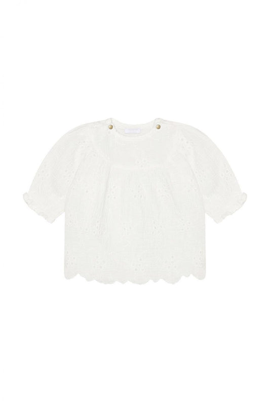 Noppies - Jurk - Lange mouw - Egret