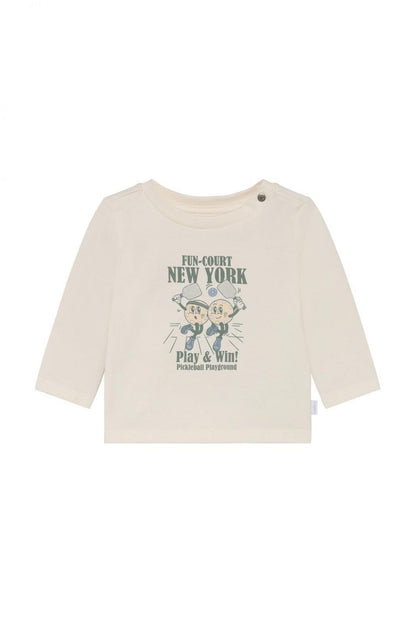 Noppies T-Shirt | Longsleeve | Backprint | Egret