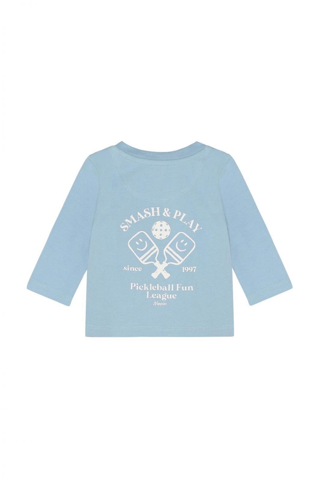 Noppies T-Shirt | Longsleeve | Backprint | Dusty Blue