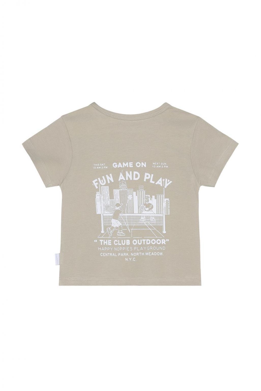 Noppies T-shirt | Backprint | Abbey Stone