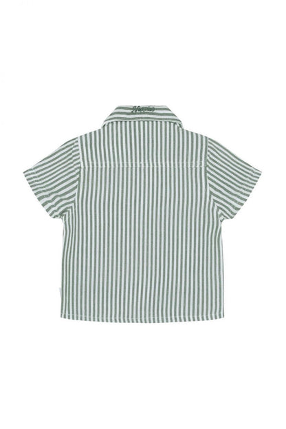 Noppies - Overhemd stripe - Laurel Wreath