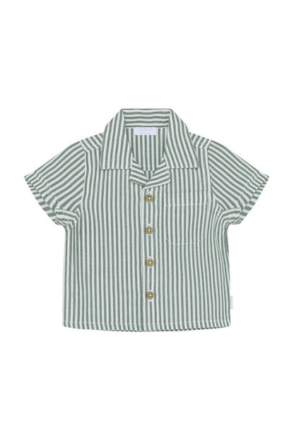 Noppies - Overhemd stripe - Laurel Wreath