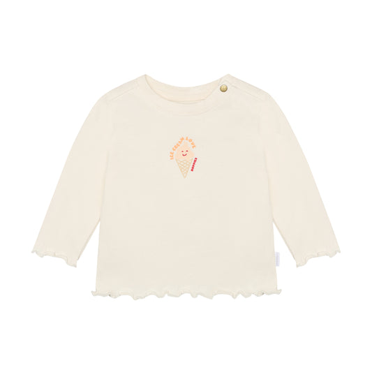 Noppies - T-shirt - Egret - Lange mouw