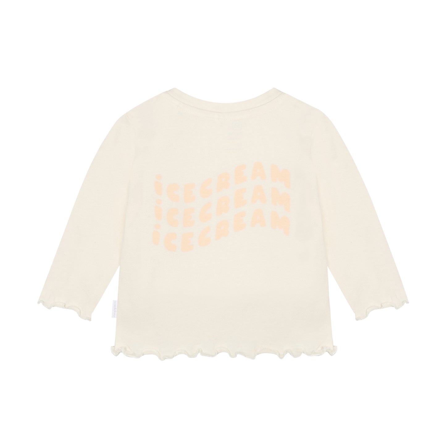 Noppies T-shirt | Egret | Lange mouw
