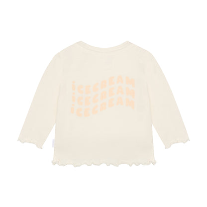 Noppies T-shirt | Egret | Lange mouw