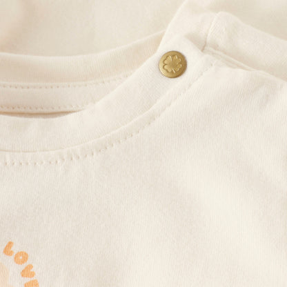 Noppies T-shirt | Egret | Lange mouw