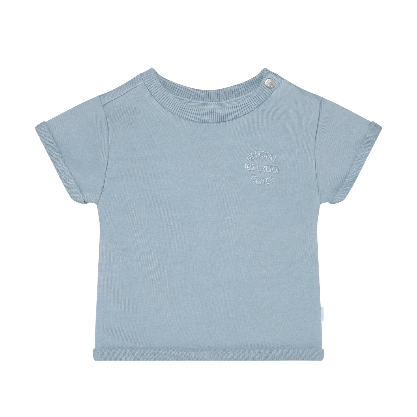 Noppies T-shirt | Dusty Blue | Korte mouw