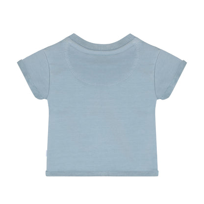 Noppies T-shirt | Dusty Blue | Korte mouw
