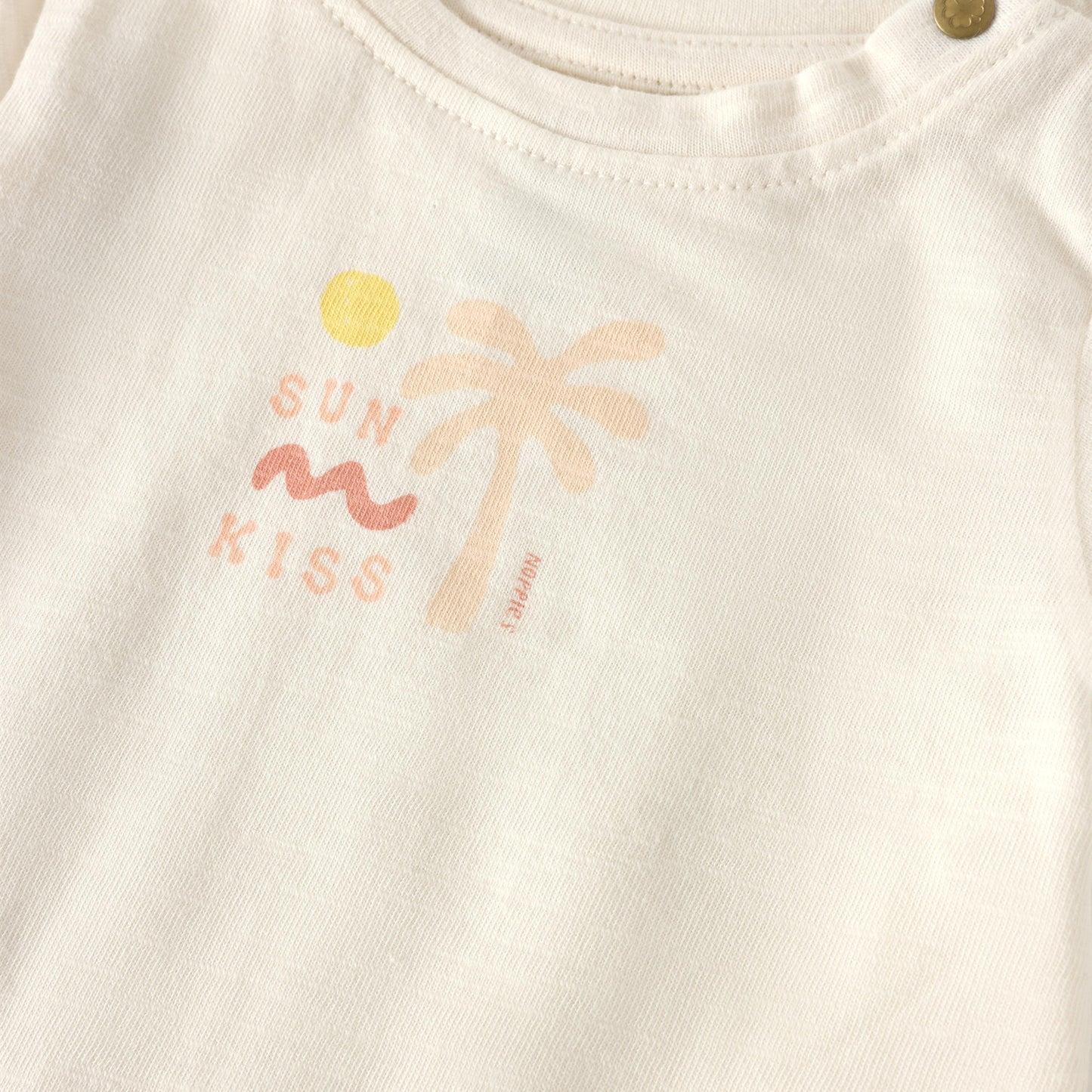 Noppies T-shirt | Egret | Korte Mouw