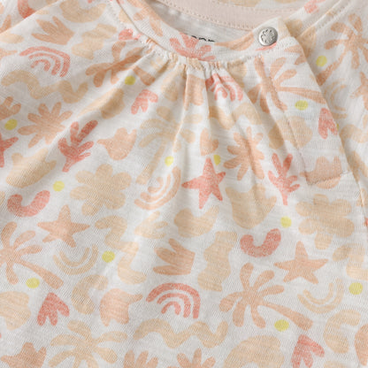 Noppies Top | Egret | White | Korte Mouw
