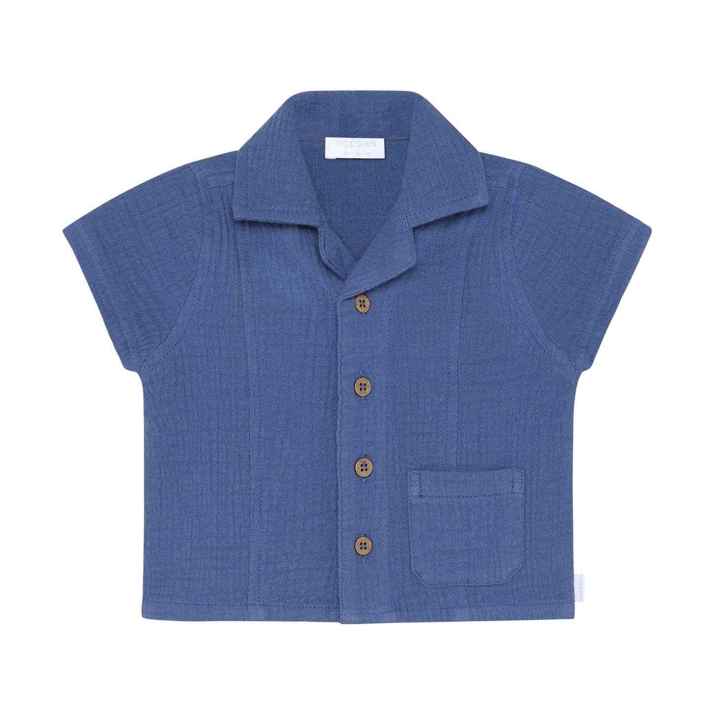 Noppies - Shirt - Gray Blue - Korte mouw