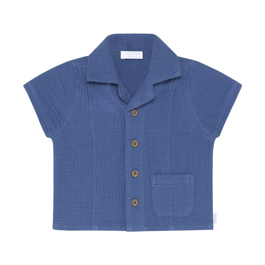 Noppies - Shirt - Gray Blue - Korte mouw