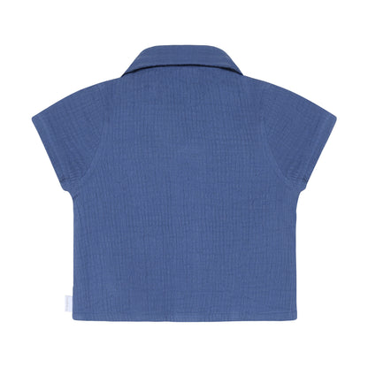 Noppies - Shirt - Gray Blue - Korte mouw